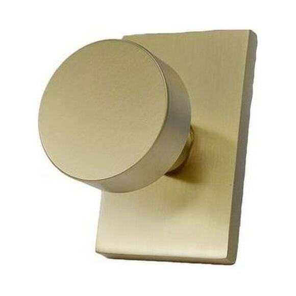 Emtek Satin Brass Dummy Round Knob – 5052ROUUS4 - Picture 3 of 4